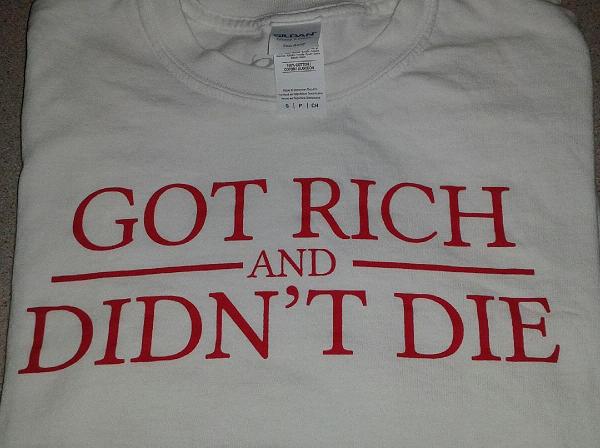 15th Anniversary "Got Rich and Didn't Die" Limited Edition T-Shirts - Image 3